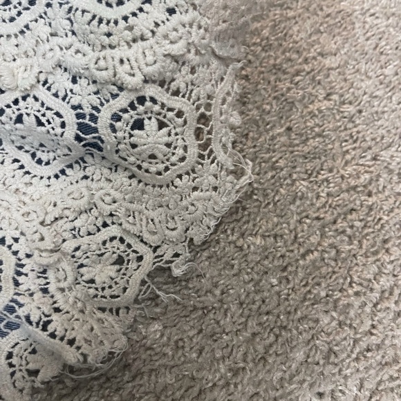 Three Bird Nest High Rise Jeans Crochet Boho Western Festival Fairycore Hippie - Picture 7 of 8